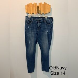 Old Navy Women's Dark Indigo Skinny Jeans